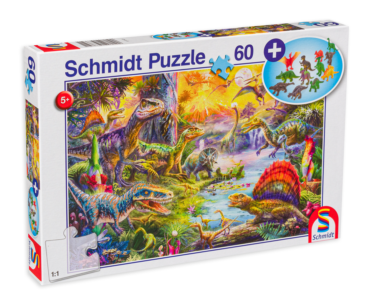 Пъзел Schmidt от 60 части - Динозаври