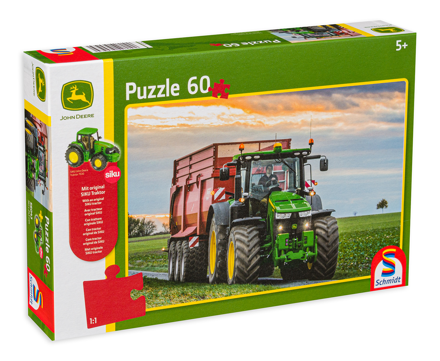 Пъзел Schmidt от 60 части - John Deere 8370R