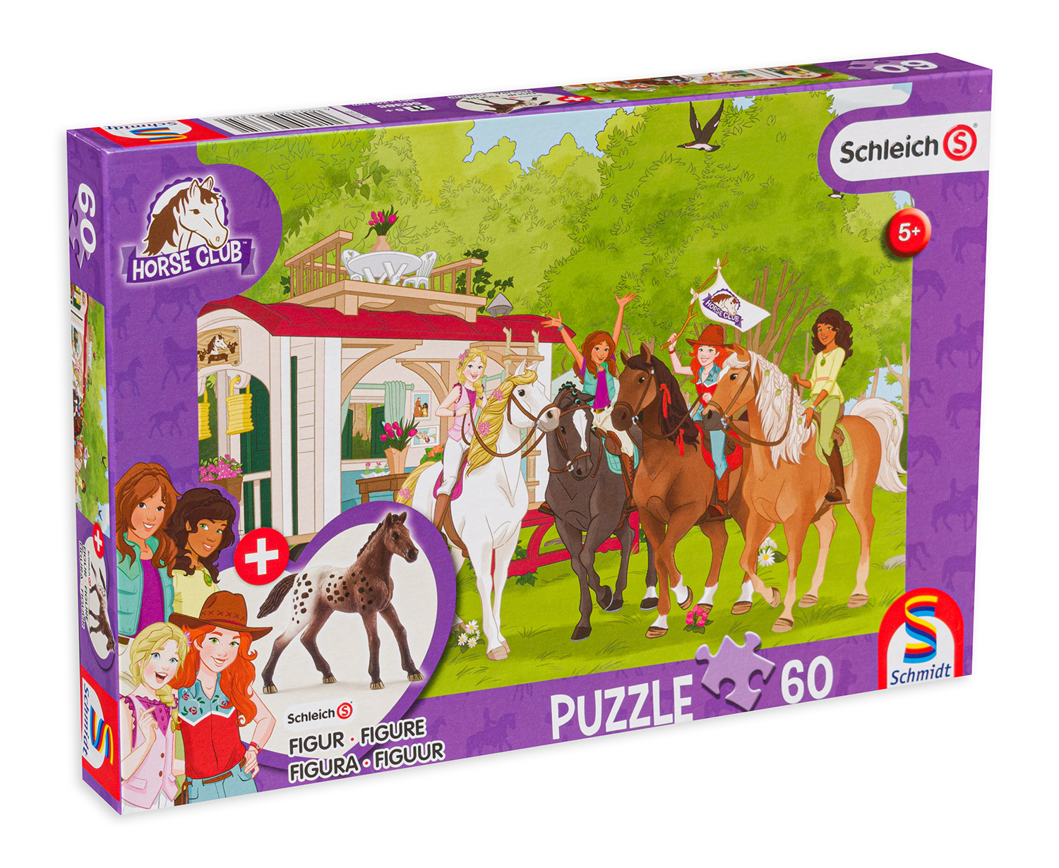 Пъзел Schmidt от 60 части - В клуба по конна езда