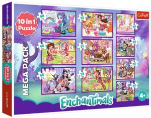 Пъзел Trefl 10 в 1 - Енчантималс