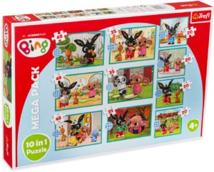 Пъзел Trefl 10 в 1 - Какво прави Бинг