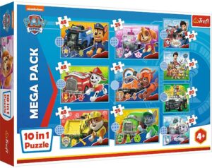 Пъзел Trefl 10 в 1 - Пес Патрул