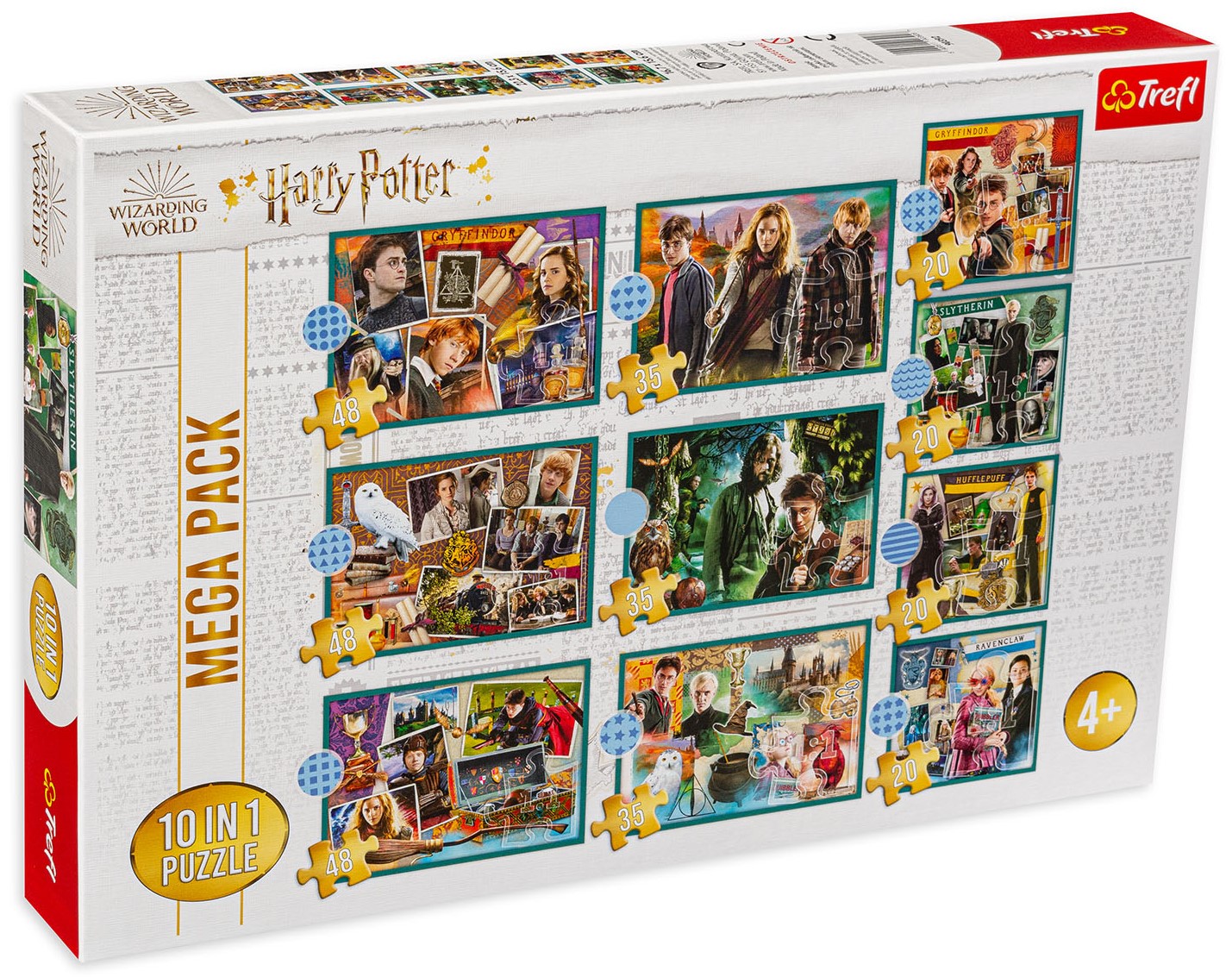 Пъзел Trefl 10 в 1 - Светът на Хари Потър