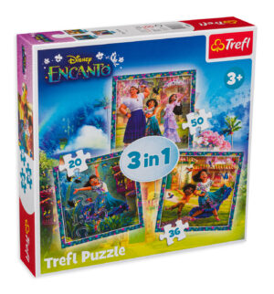 Пъзел Trefl 3 в 1 - Магията на Енканто