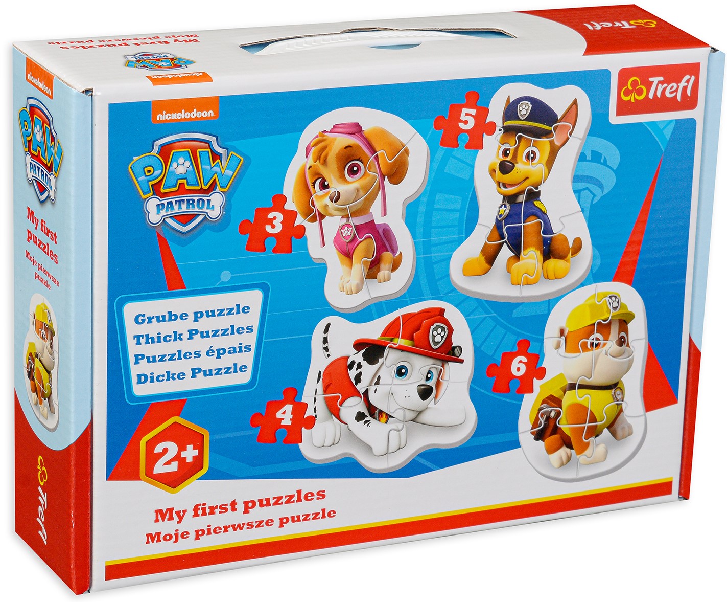 Пъзел Trefl 4 в 1 - Пес Патрул