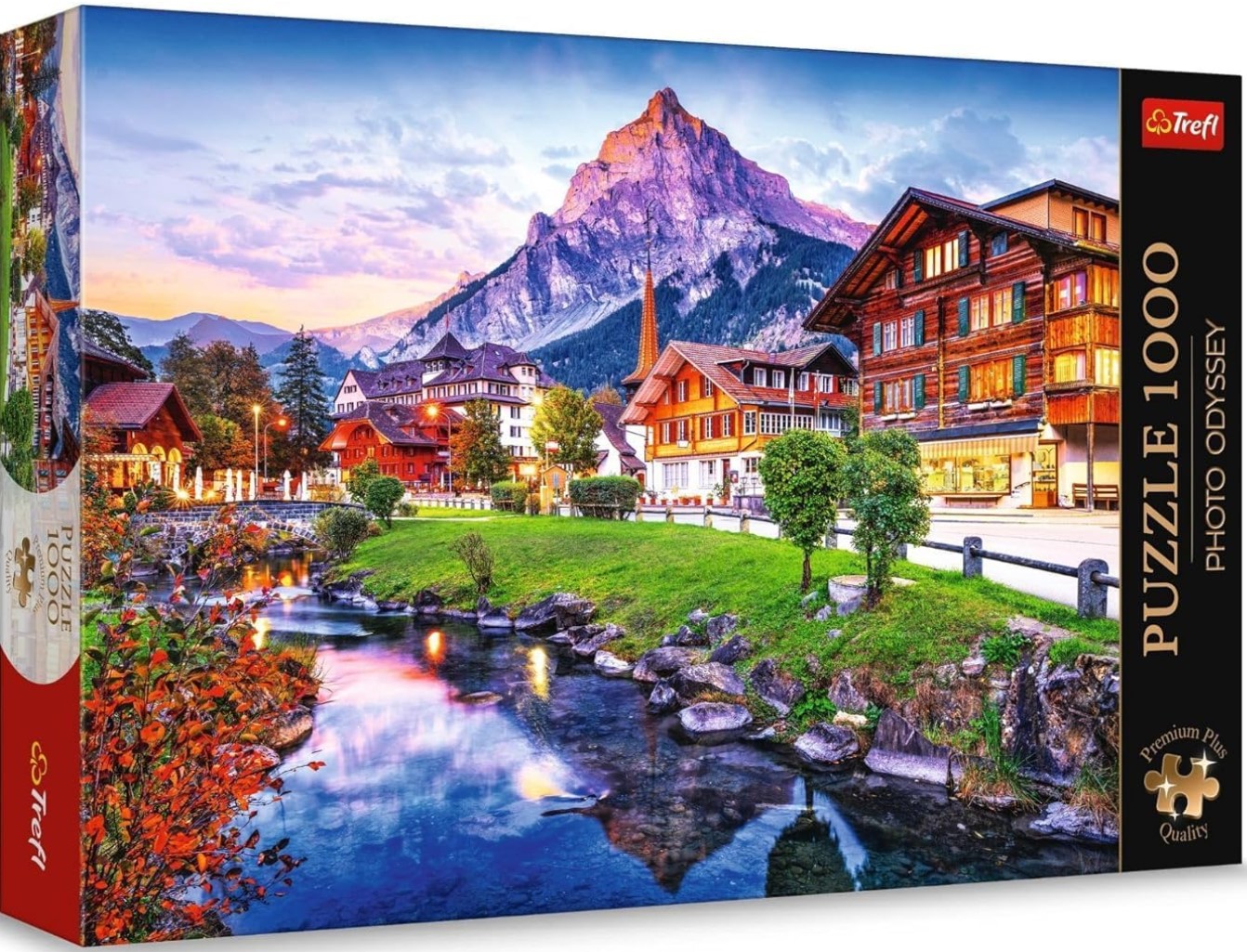 Пъзел Trefl от 1000 части - Алпийско селце, Швейцария