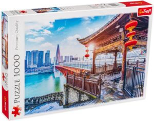 Пъзел Trefl от 1000 части - Чонгкинг, Китай