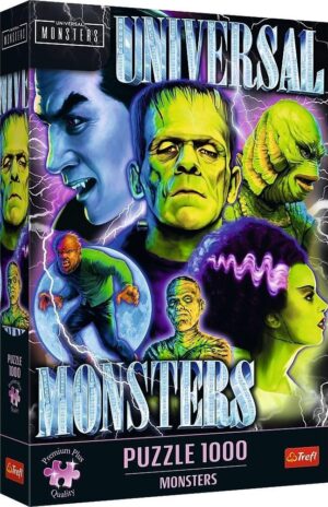 Пъзел Trefl от 1000 части - Чудовища