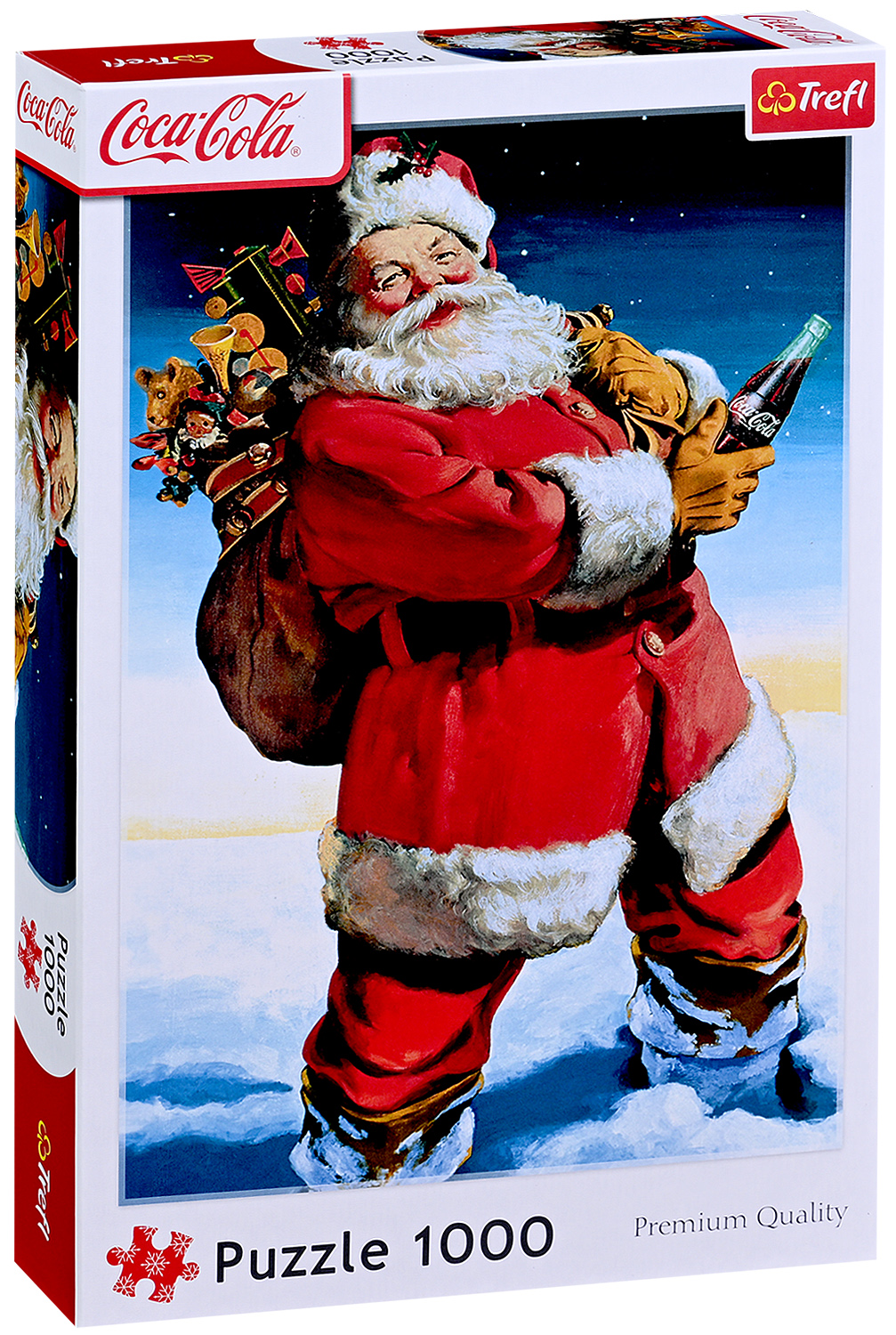 Пъзел Trefl от 1000 части - Coca-Cola: Дядо Коледа в снега