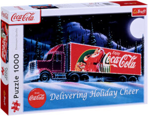 Пъзел Trefl от 1000 части - Coca-Cola: Коледен камион