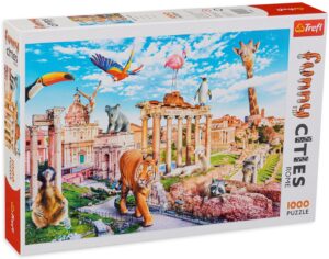 Пъзел Trefl от 1000 части - Дивият Рим
