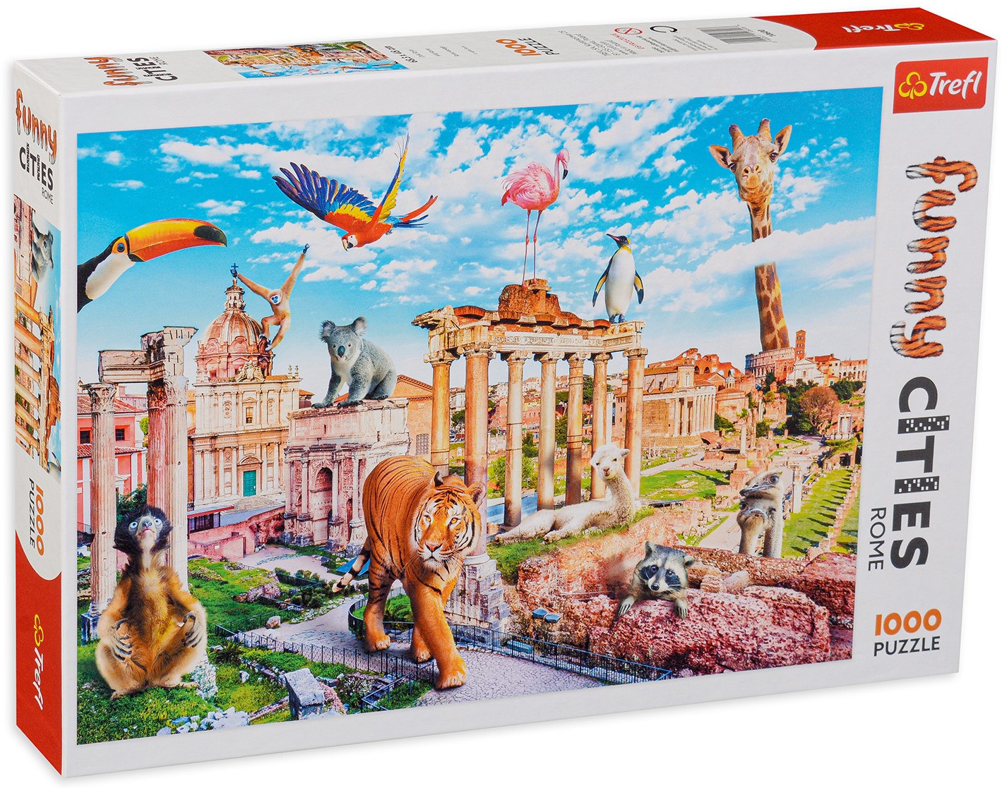 Пъзел Trefl от 1000 части - Дивият Рим