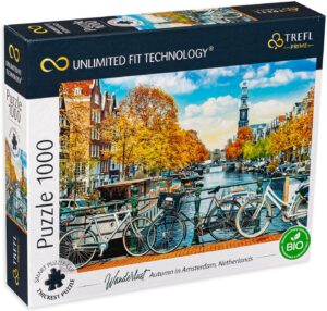 Пъзел Trefl от 1000 части - Есен в Амстердам, Холандия