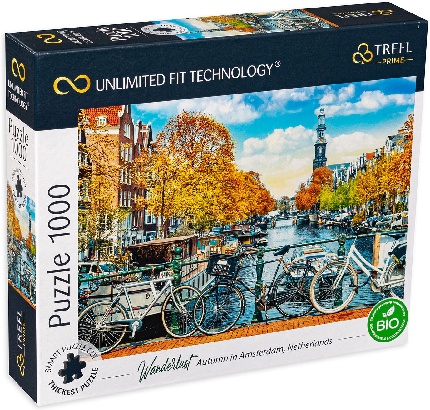 Пъзел Trefl от 1000 части - Есен в Амстердам, Холандия
