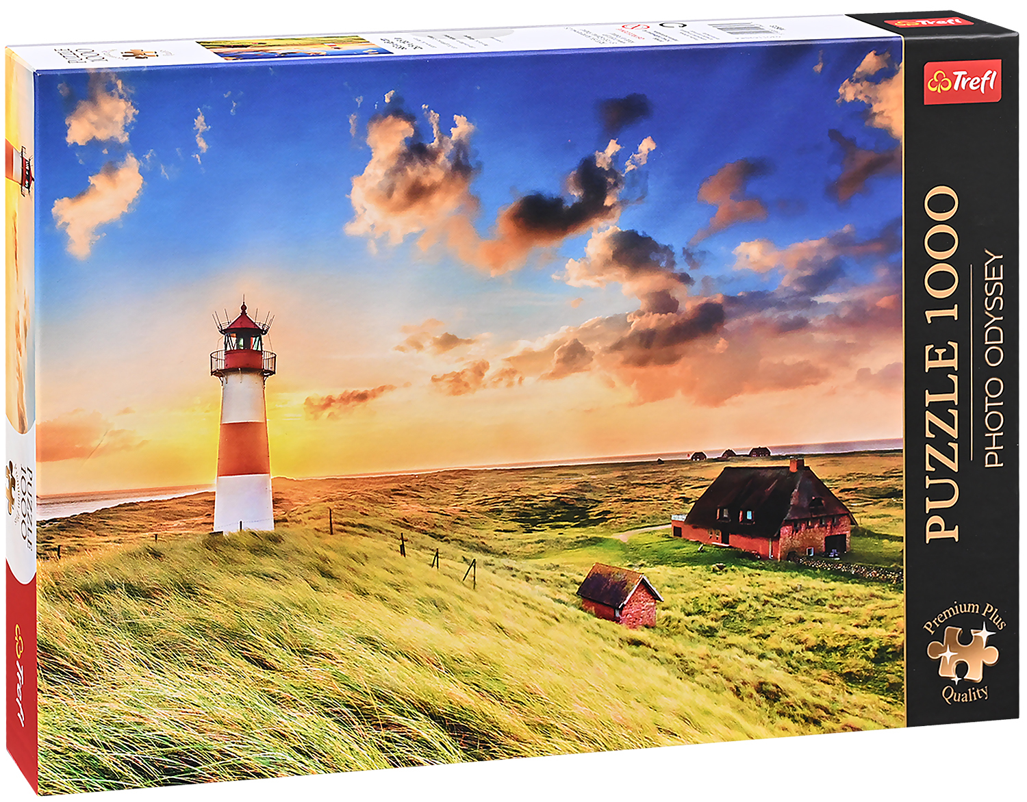 Пъзел Trefl от 1000 части - Фарът в Лист, Германия