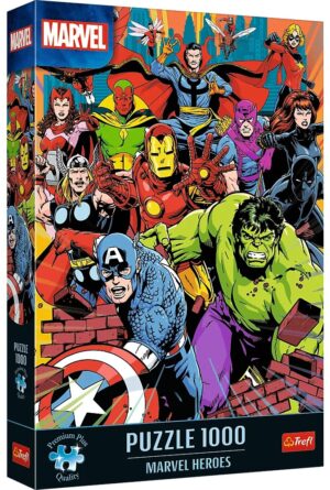 Пъзел Trefl от 1000 части - Героите на Марвел