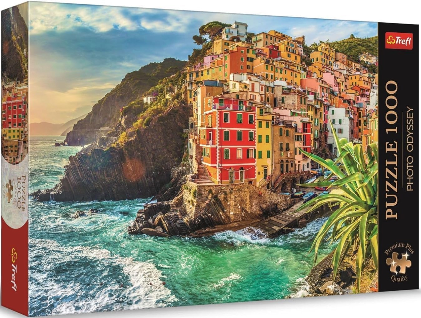 Пъзел Trefl от 1000 части - Град Риомаджоре, Италия