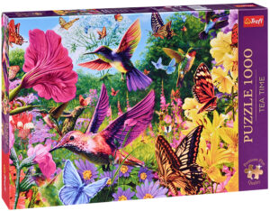 Пъзел Trefl от 1000 части - Градината на колибритата