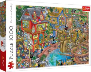 Пъзел Trefl от 1000 части - Хаотично пристанище