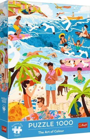 Пъзел Trefl от 1000 части - Горещо лято