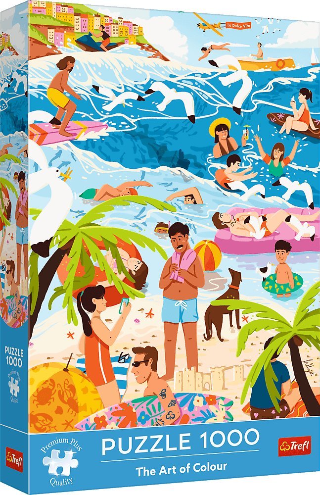 Пъзел Trefl от 1000 части - Горещо лято