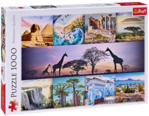 Пъзел Trefl от 1000 части - Колаж Африка