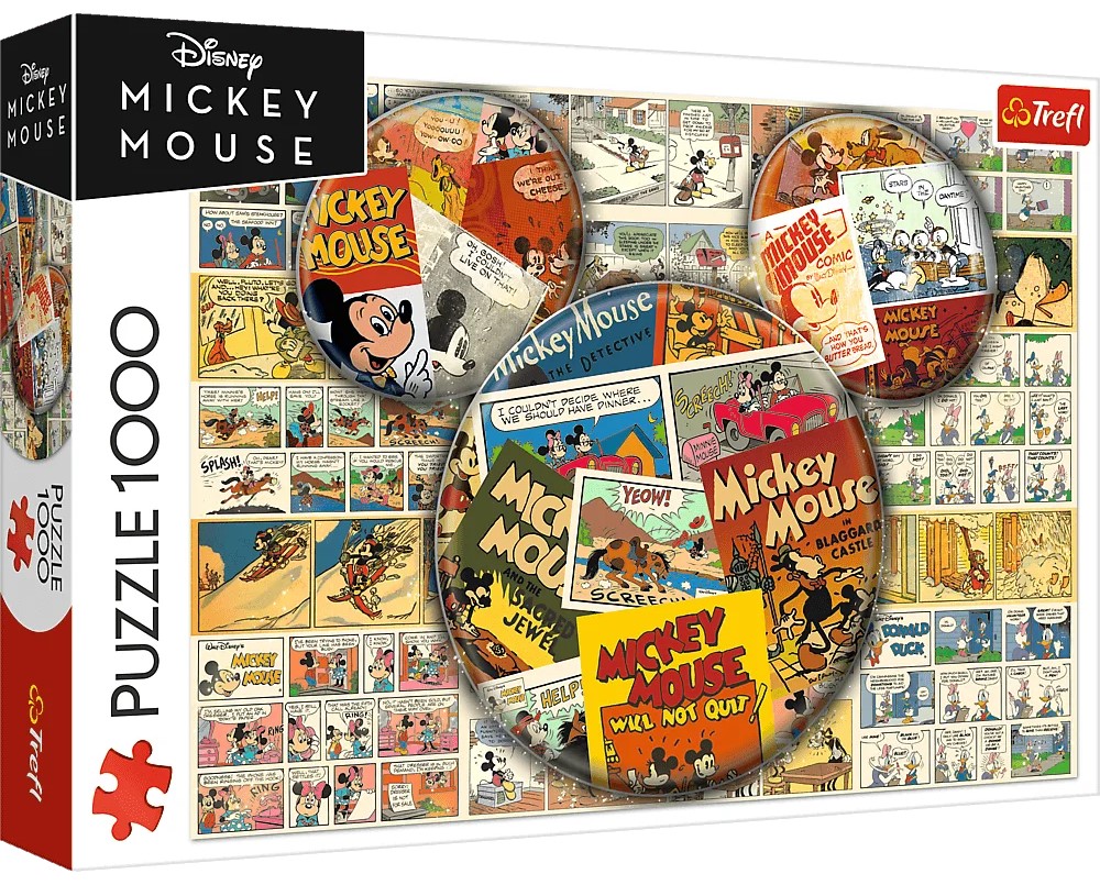 Пъзел Trefl от 1000 части - Комикси на Мики Маус