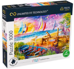 Пъзел Trefl от 1000 части - Край лодките