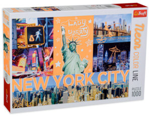 Пъзел Trefl от 1000 части - Неонов град