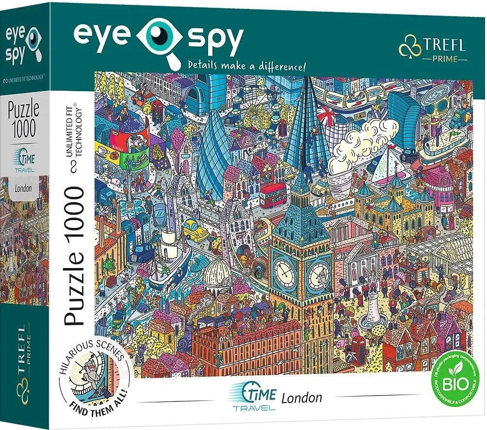Пъзел Trefl от 1000 части - Пътуване във времето: Лондон, Обединеното Кралство