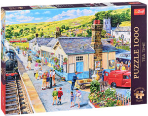 Пъзел Trefl от 1000 части - Селска гара