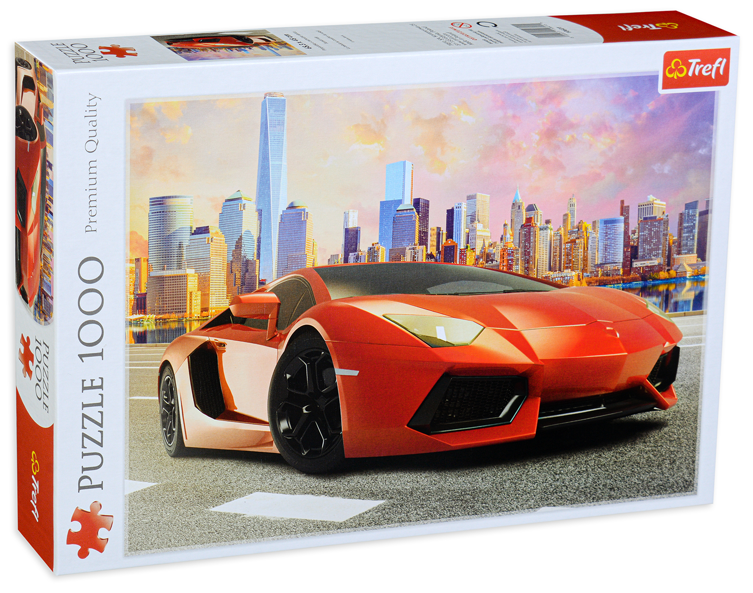 Пъзел Trefl от 1000 части - Шофиране по залез