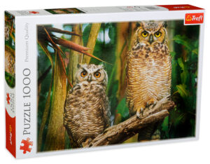 Пъзел Trefl от 1000 части - Сови
