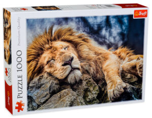 Пъзел Trefl от 1000 части - Спящ лъв
