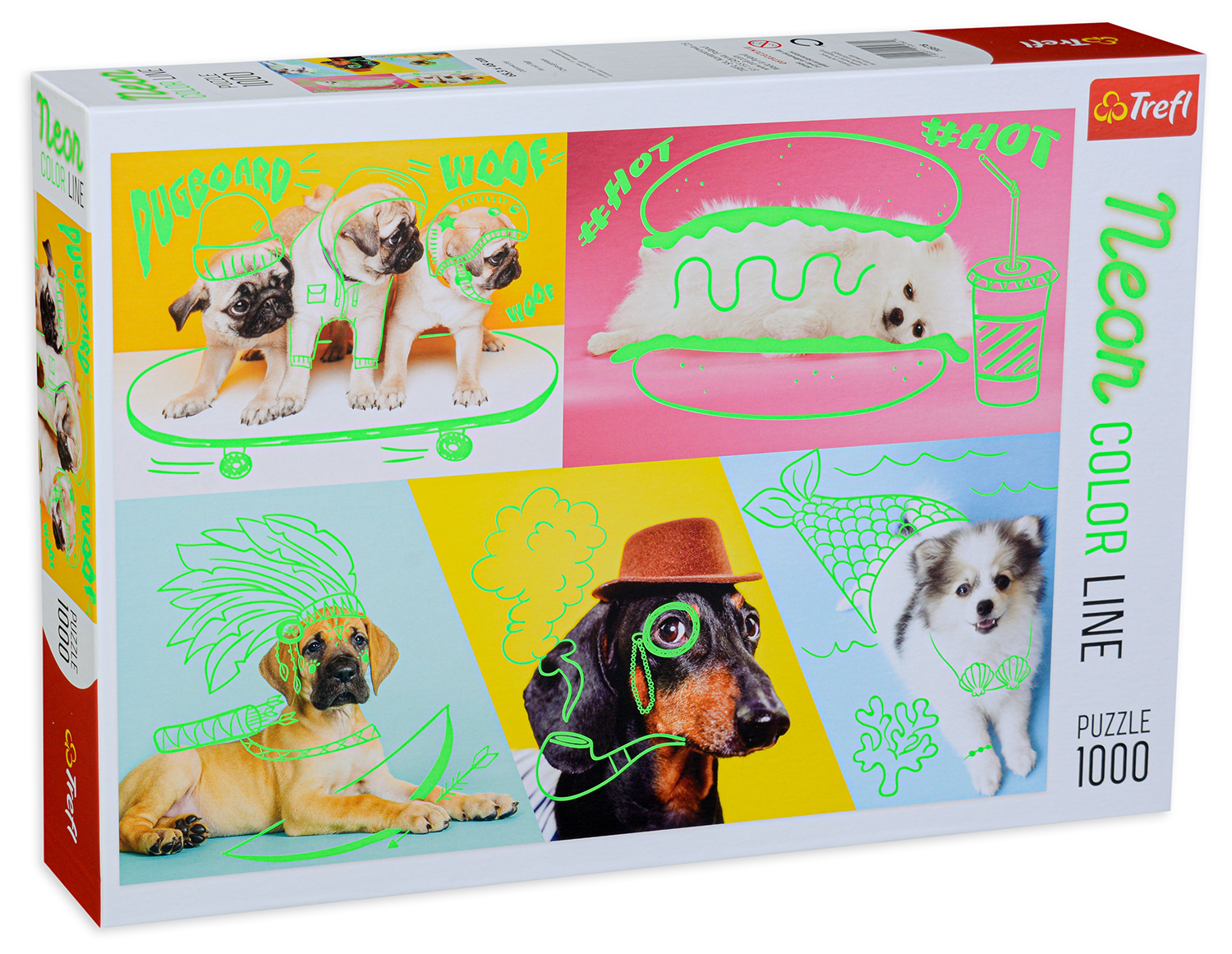 Пъзел Trefl от 1000 части - Странни кучета