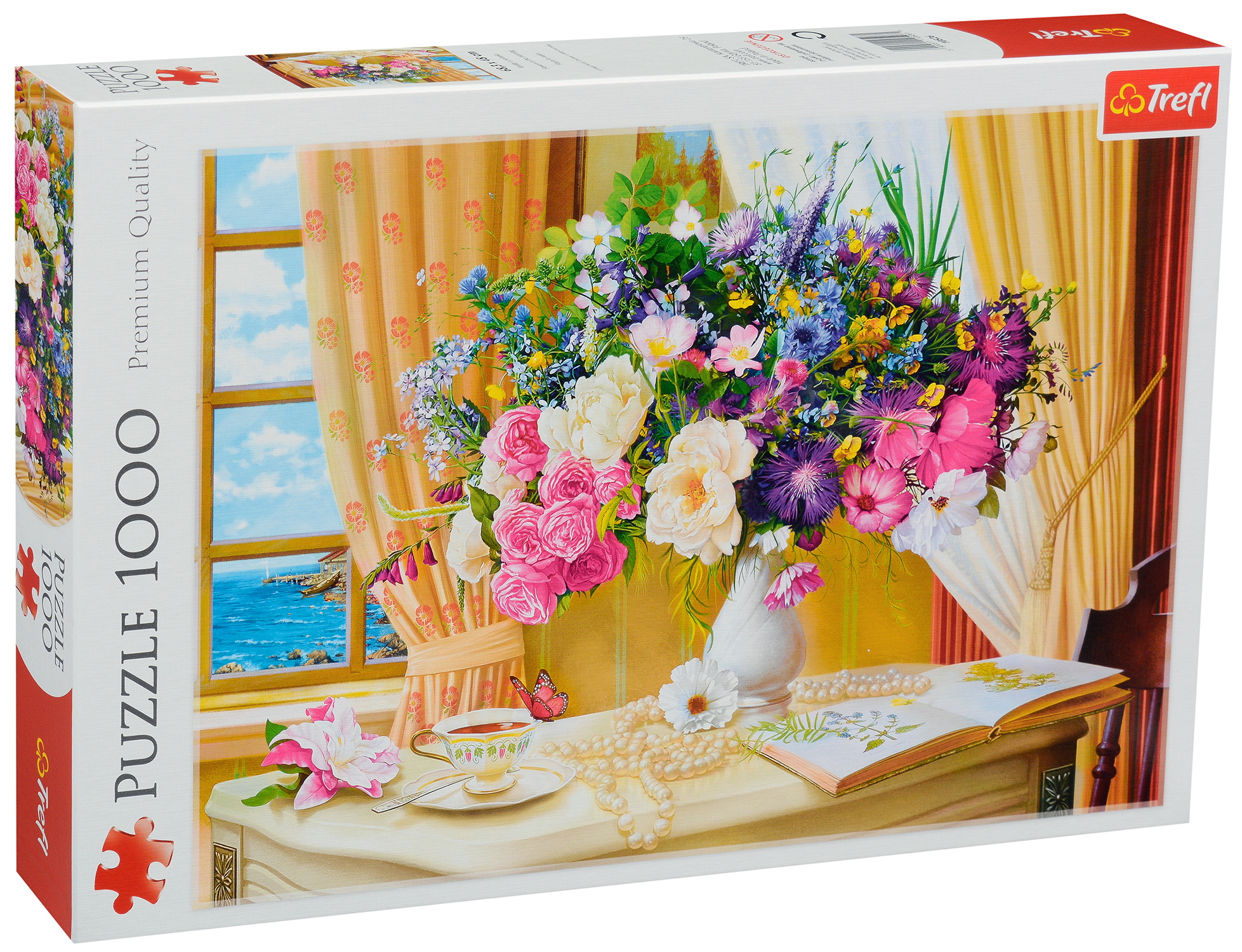 Пъзел Trefl от 1000 части - Сутрешни цветя