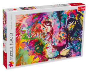 Пъзел Trefl от 1000 части - Цветен лъв