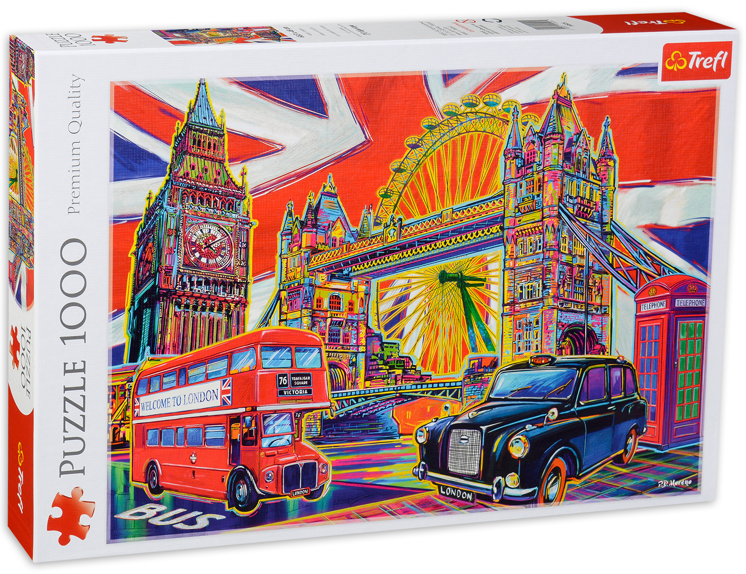 Пъзел Trefl от 1000 части - Цветовете на Лондон