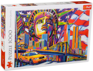 Пъзел Trefl от 1000 части - Цветовете на Ню Йорк
