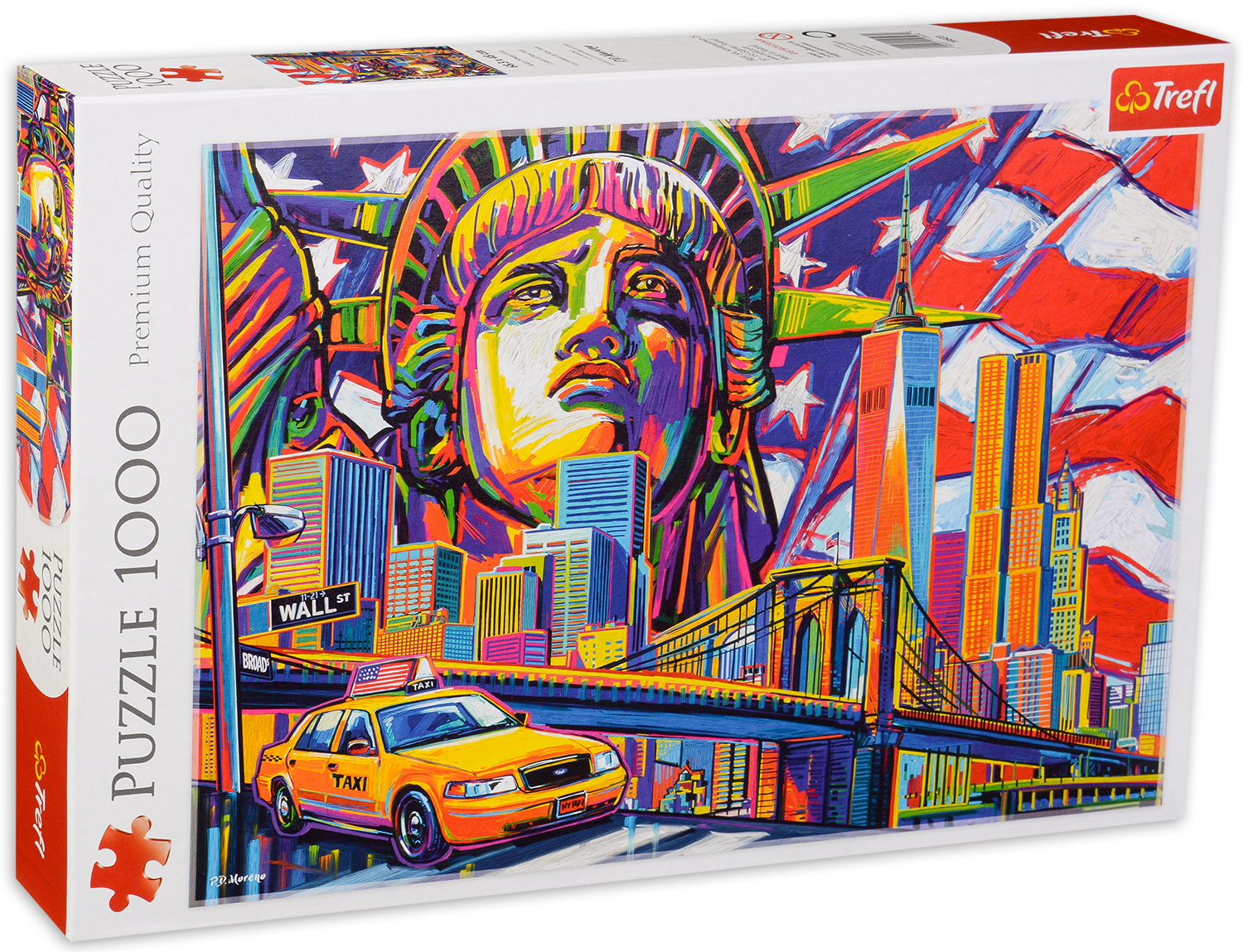 Пъзел Trefl от 1000 части - Цветовете на Ню Йорк