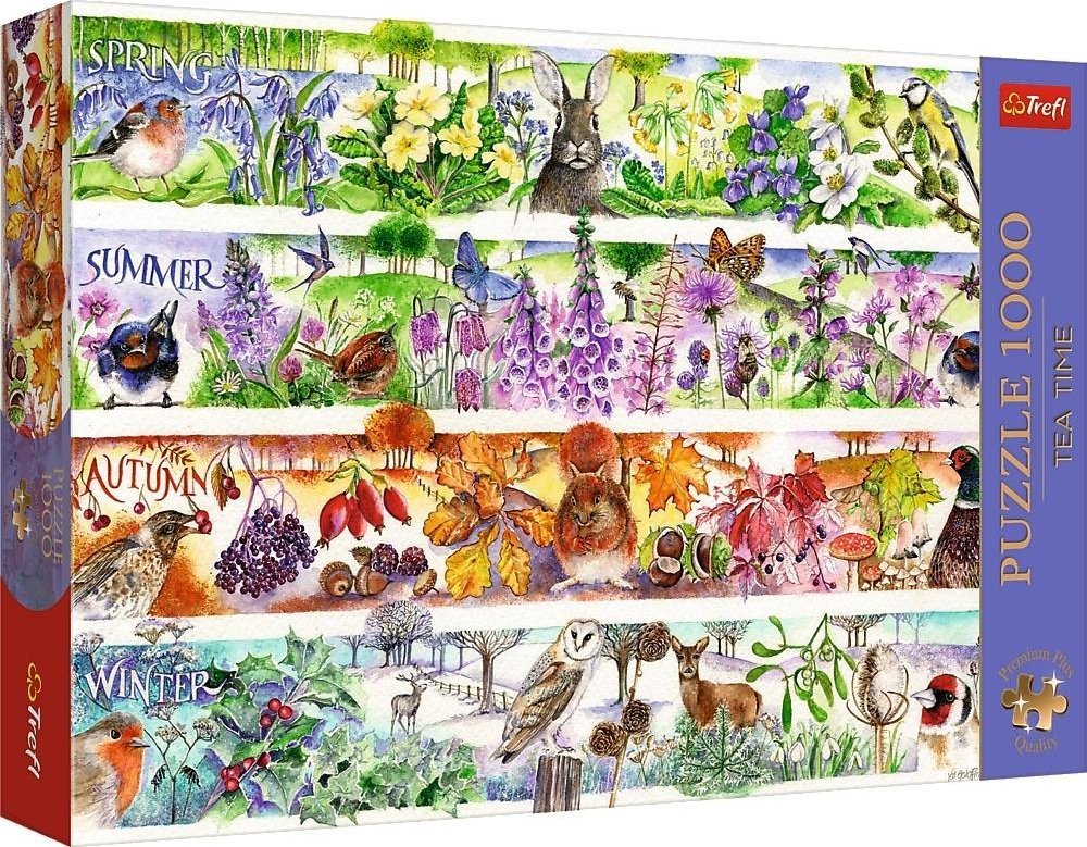 Пъзел Trefl от 1000 части - Четири сезона