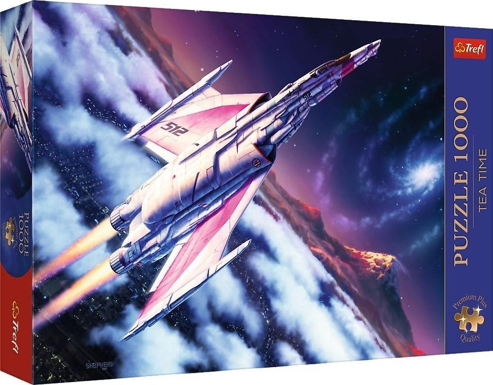 Пъзел Trefl от 1000 части - Полет в космоса