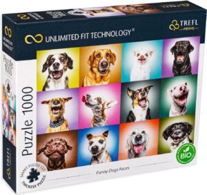 Пъзел Trefl от 1000 части - Забавни кучета