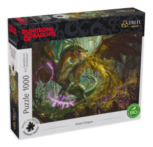 Пъзел Trefl от 1000 части - Зеленият дракон