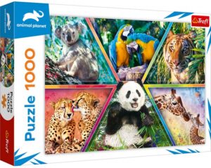 Пъзел Trefl от 1000 части - Животинско царство