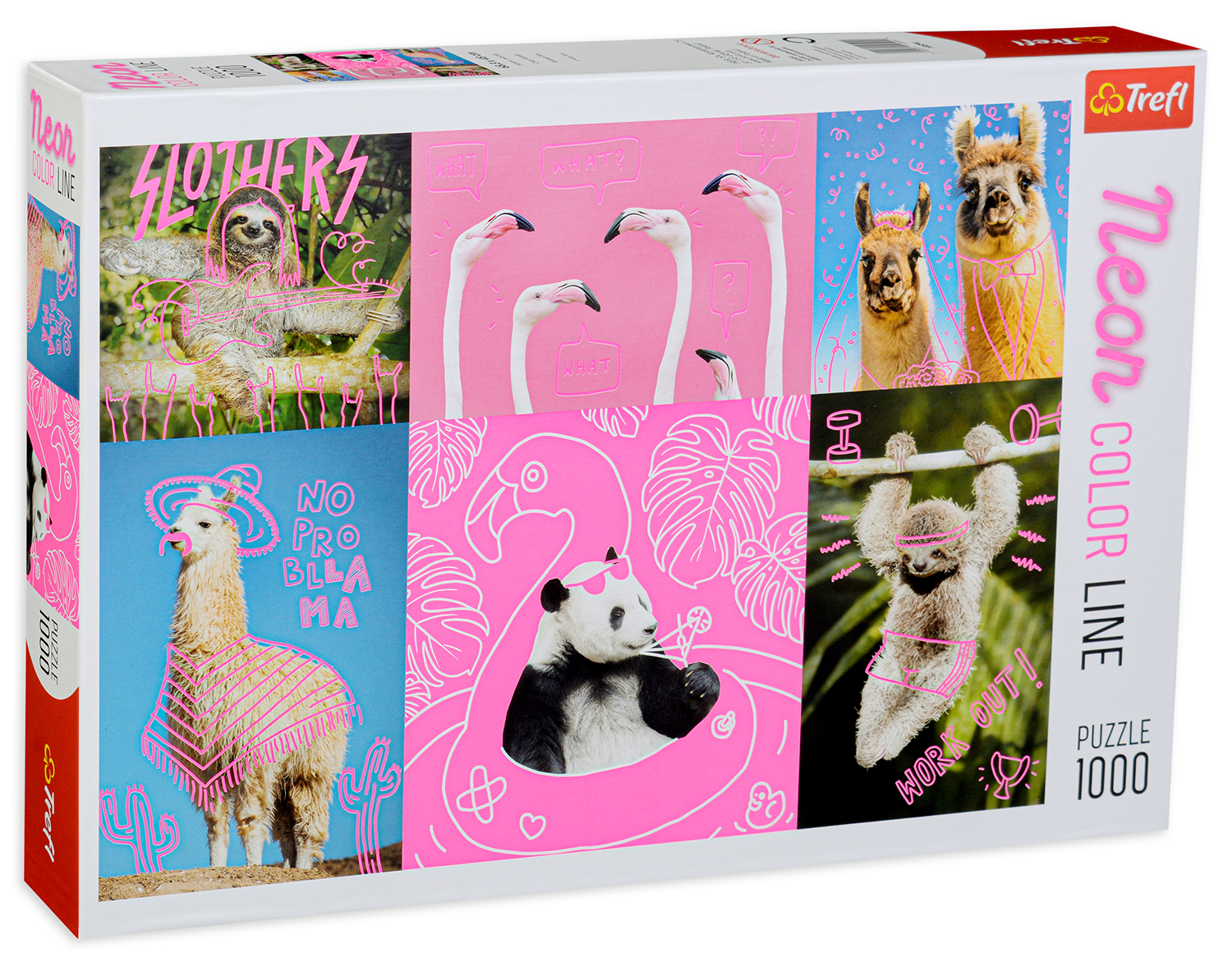 Пъзел Trefl от 1000 части - Животни