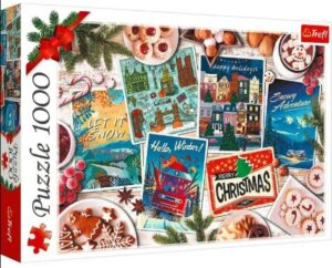 Пъзел Trefl от 1000 части - Зимни спомени