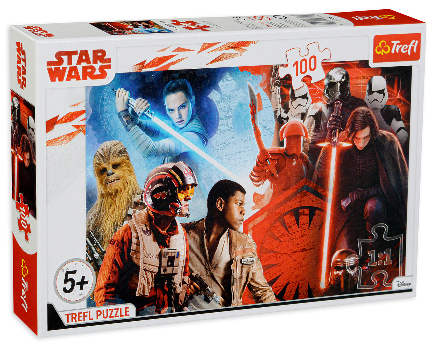 Пъзел Trefl от 100 части - Битката между доброто и злото, Star Wars