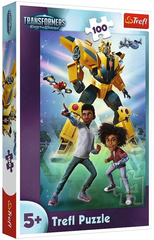 Пъзел Trefl от 100 части - Екипът на Трансформърс