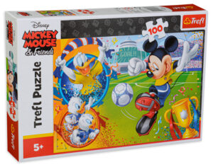 Пъзел Trefl от 100 части - Мики Маус на игрището